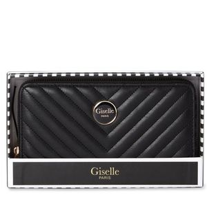 Giselle Paris Women's Zip Around Wristlet Wallet